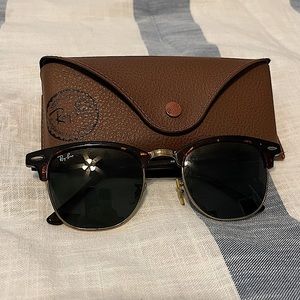 Ray-Ban RB3016F Clubmaster Sunglasses
